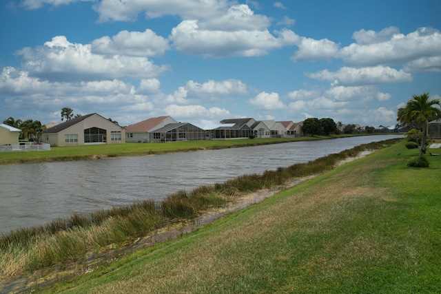 view of water feature