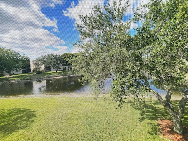 view of property view of water