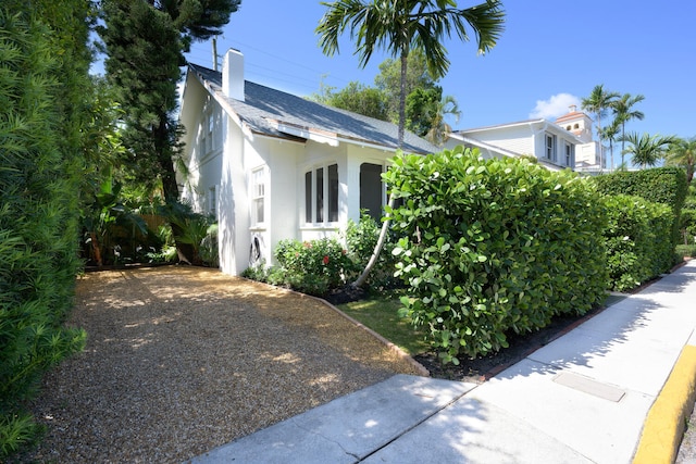 view of home's exterior