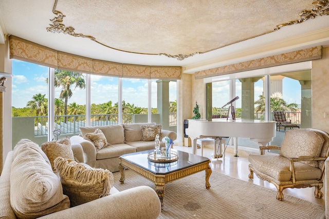 sunroom featuring a healthy amount of sunlight