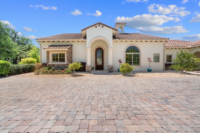 view of mediterranean / spanish home