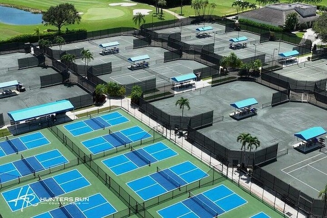 23 Westgate Ln Unit E, Boynton Beach, FL 33436 - aerial view featuring a water view and golf course view