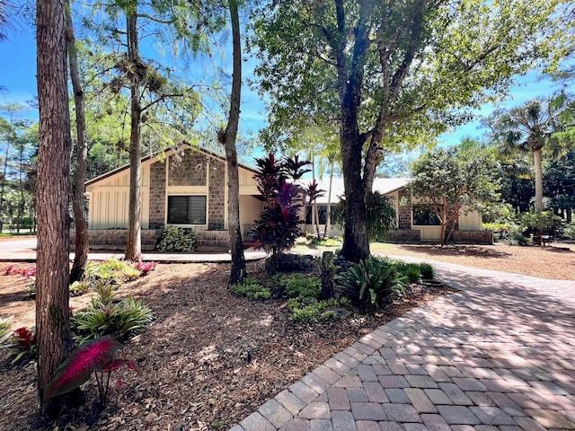 view of front of home