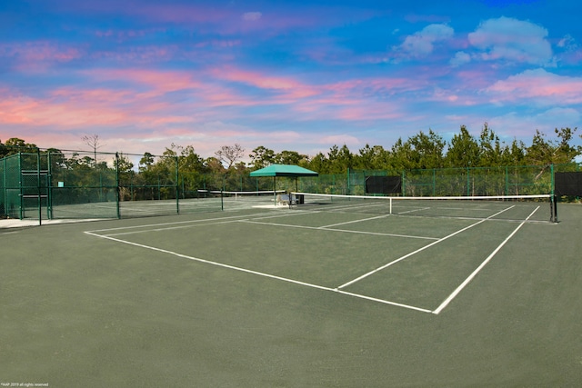 view of sport court