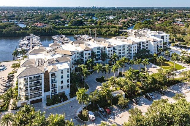 2720 Donald Ross Rd Unit 301, Palm Beach Gardens, FL 33410 - drone / aerial view with a water view