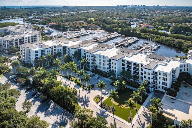 2720 Donald Ross Rd Unit 301, Palm Beach Gardens, FL 33410 - drone / aerial view featuring a water view