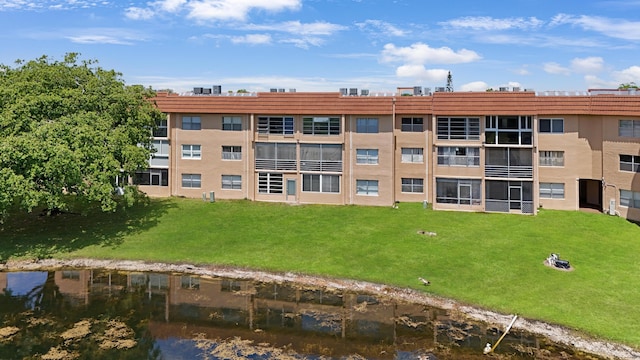view of property featuring a water view