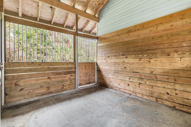 view of horse barn