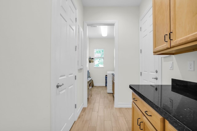 interior space featuring hardwood / wood-style floors