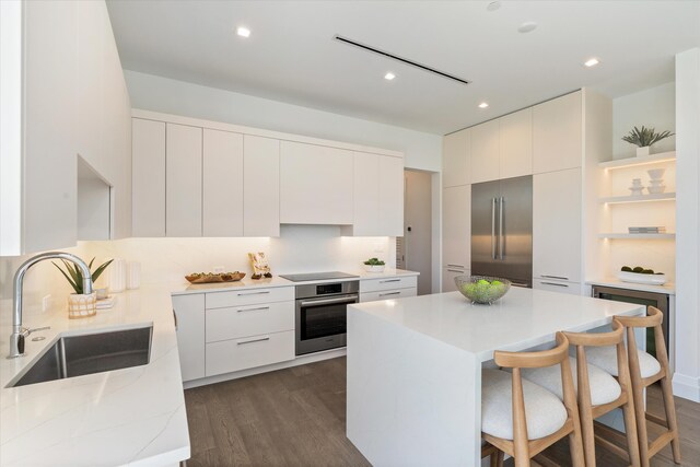 dining area featuring hardwood / wood-style floors and a wealth of natural light