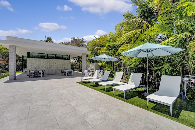 view of patio