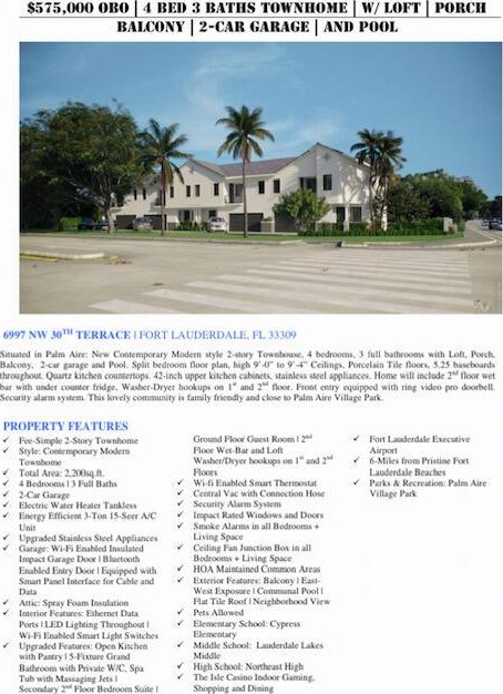 6993 NW 30th Ter Unit B, Fort Lauderdale, FL 33309 - a document