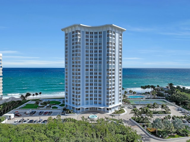 view of property featuring a water view