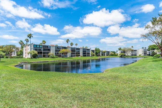 view of property view of water