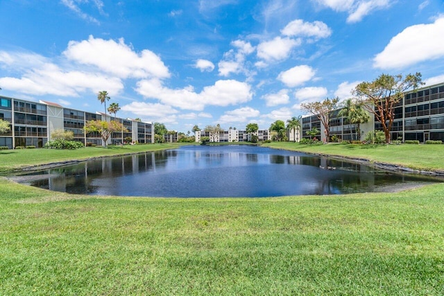 view of property view of water