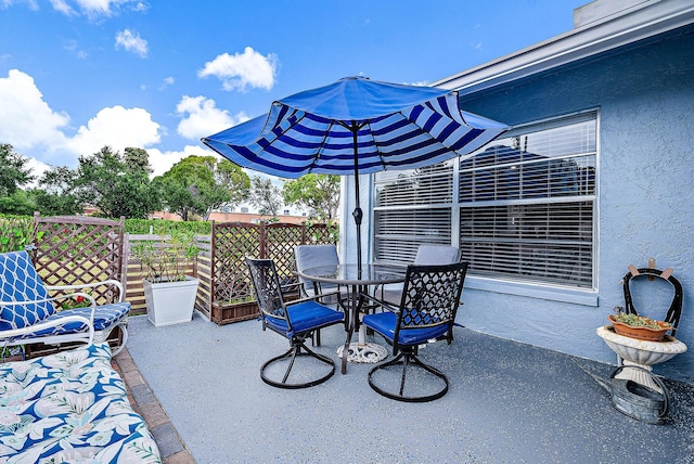 view of patio