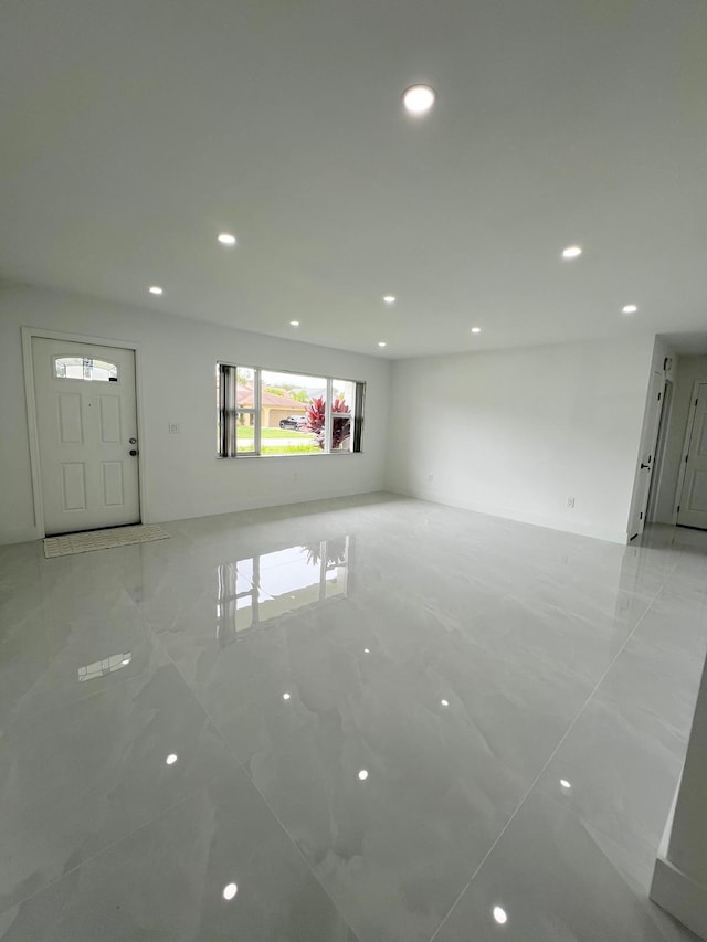 view of unfurnished living room