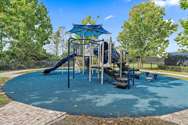 view of play area