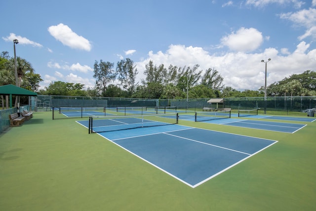 view of sport court