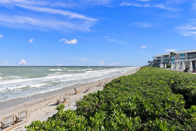 water view with a beach view