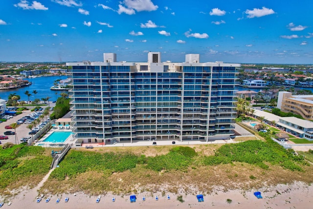 view of property featuring a water view