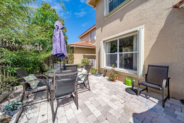 view of patio