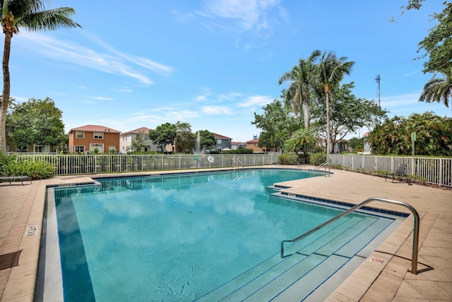 view of pool