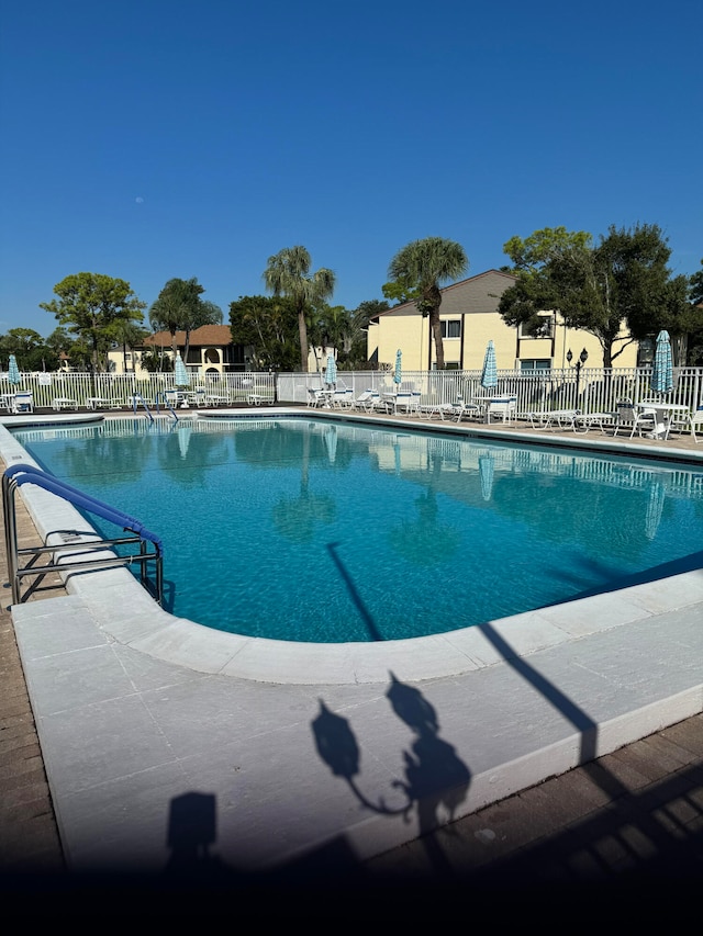 view of pool