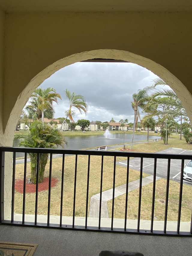 3560 Pine Tree Ct Unit A-2, Greenacres, FL 33463 - exterior space with a water view