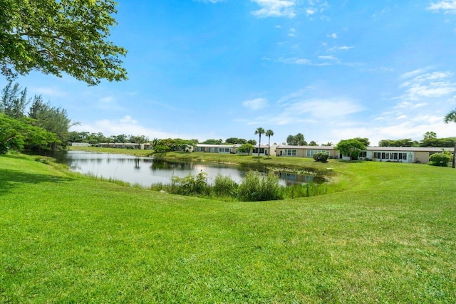 view of property view of water