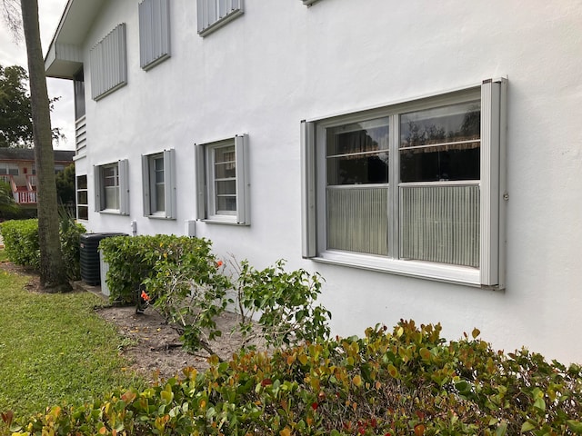 view of home's exterior featuring central air condition unit