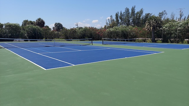 view of sport court