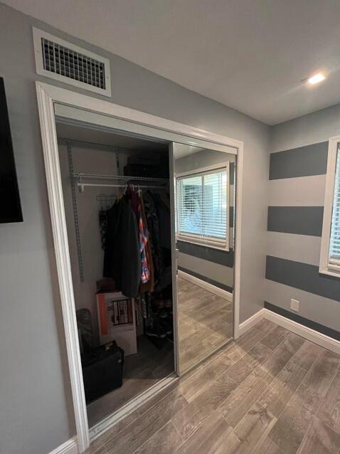 view of closet