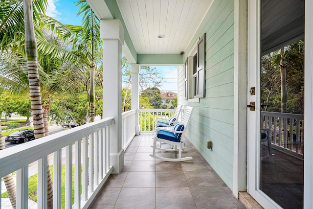 view of patio / terrace featuring an outdoor living space and ceiling fan