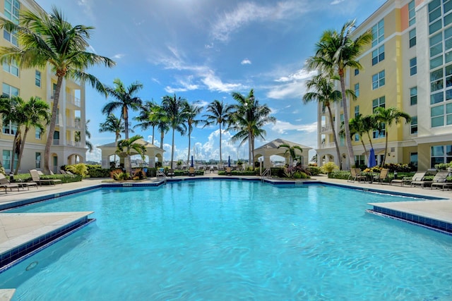 community pool featuring a patio
