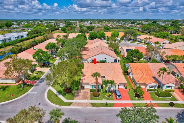 view of aerial view