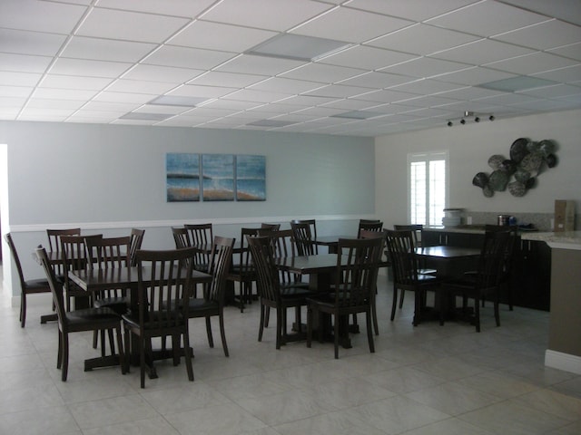 view of dining area