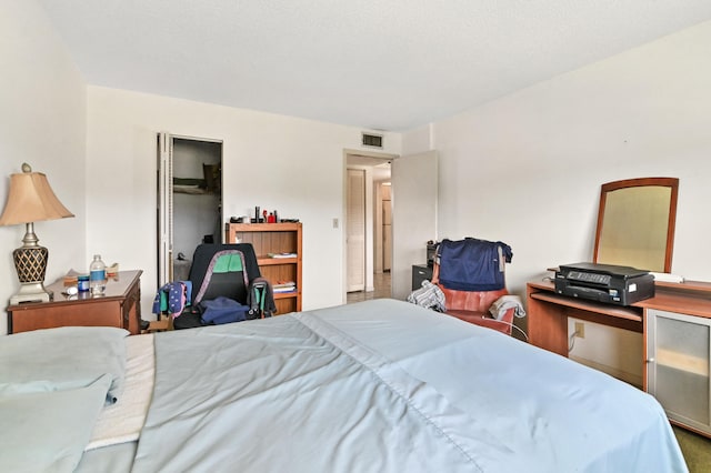 bedroom featuring a closet