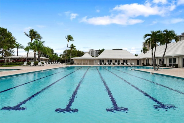 view of pool