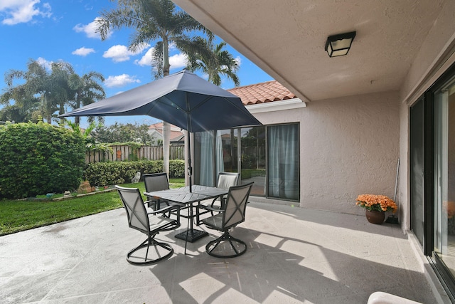 view of patio