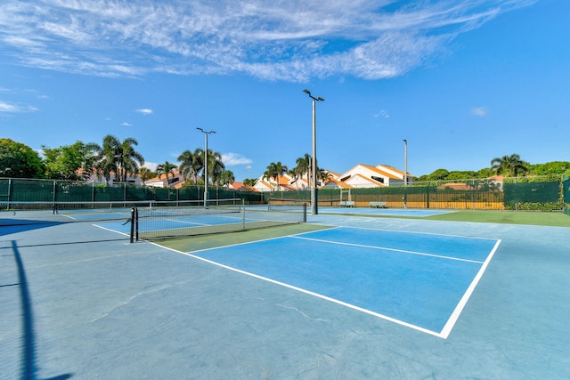 view of sport court