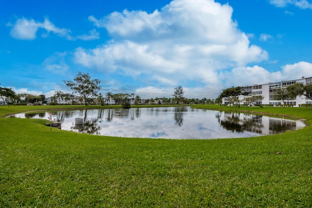 view of water feature