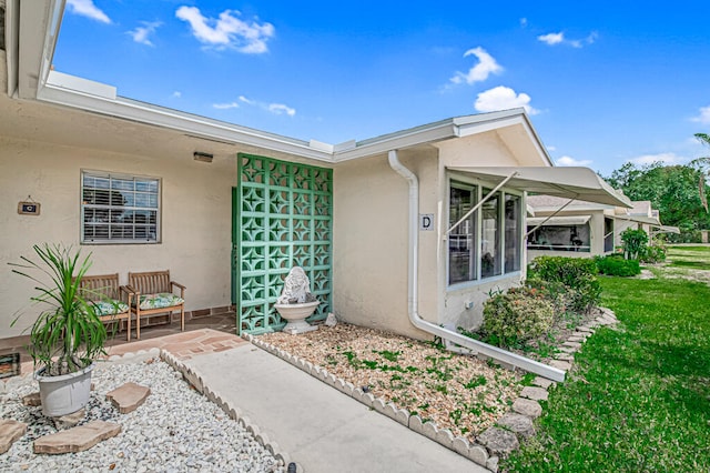 view of entrance to property