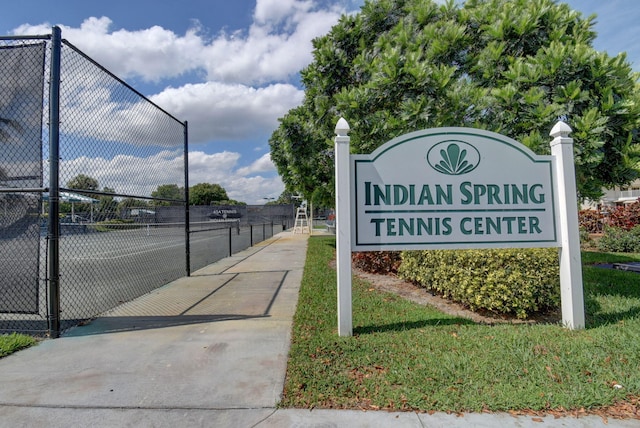 view of community / neighborhood sign