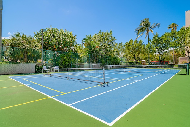 view of sport court