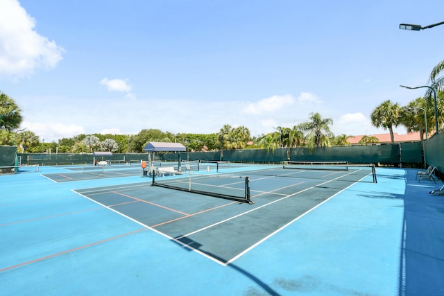 view of sport court