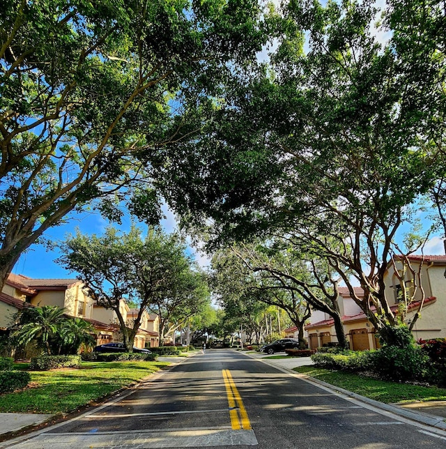 view of road