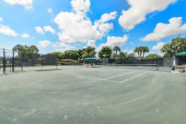 view of sport court