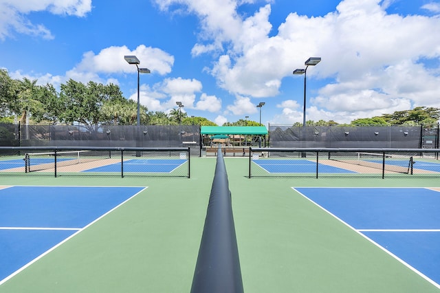 view of sport court