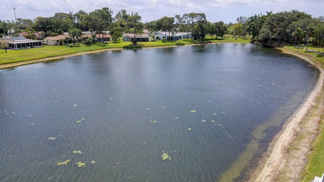 view of water feature